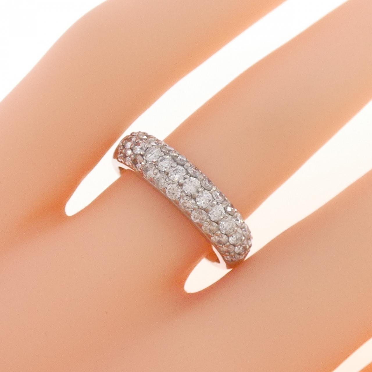 PT900 パヴェ ダイヤモンド リング 1.00CT