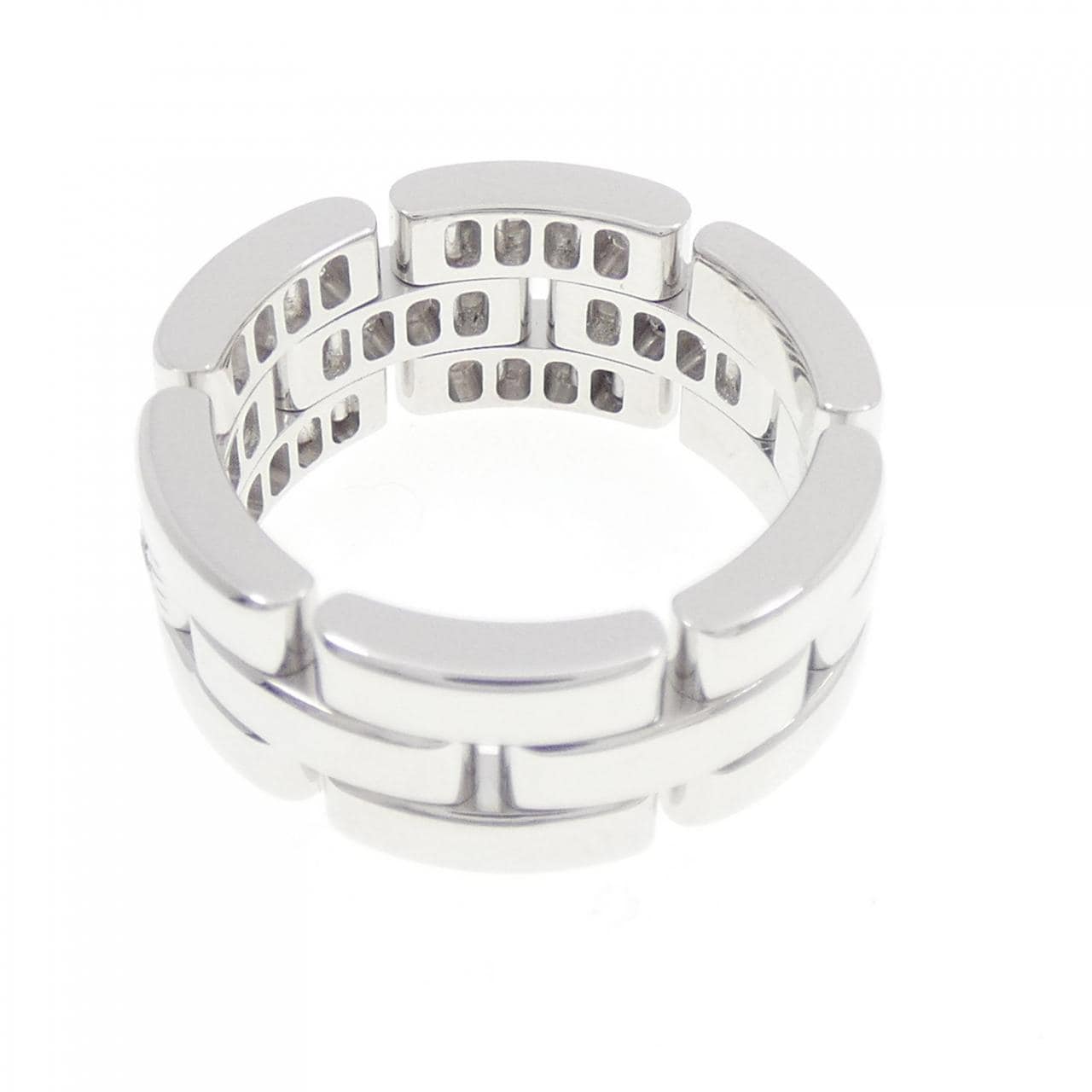 カルティエ マイヨンパンテール ハーフダイヤ リング