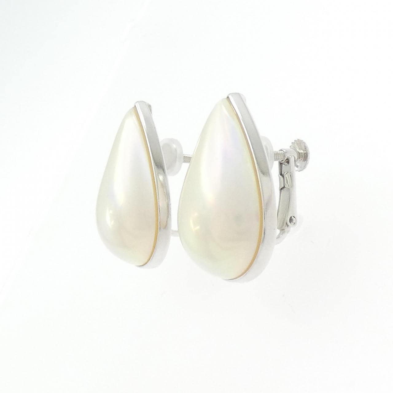 K18WG/K14WG マベパール イヤリング