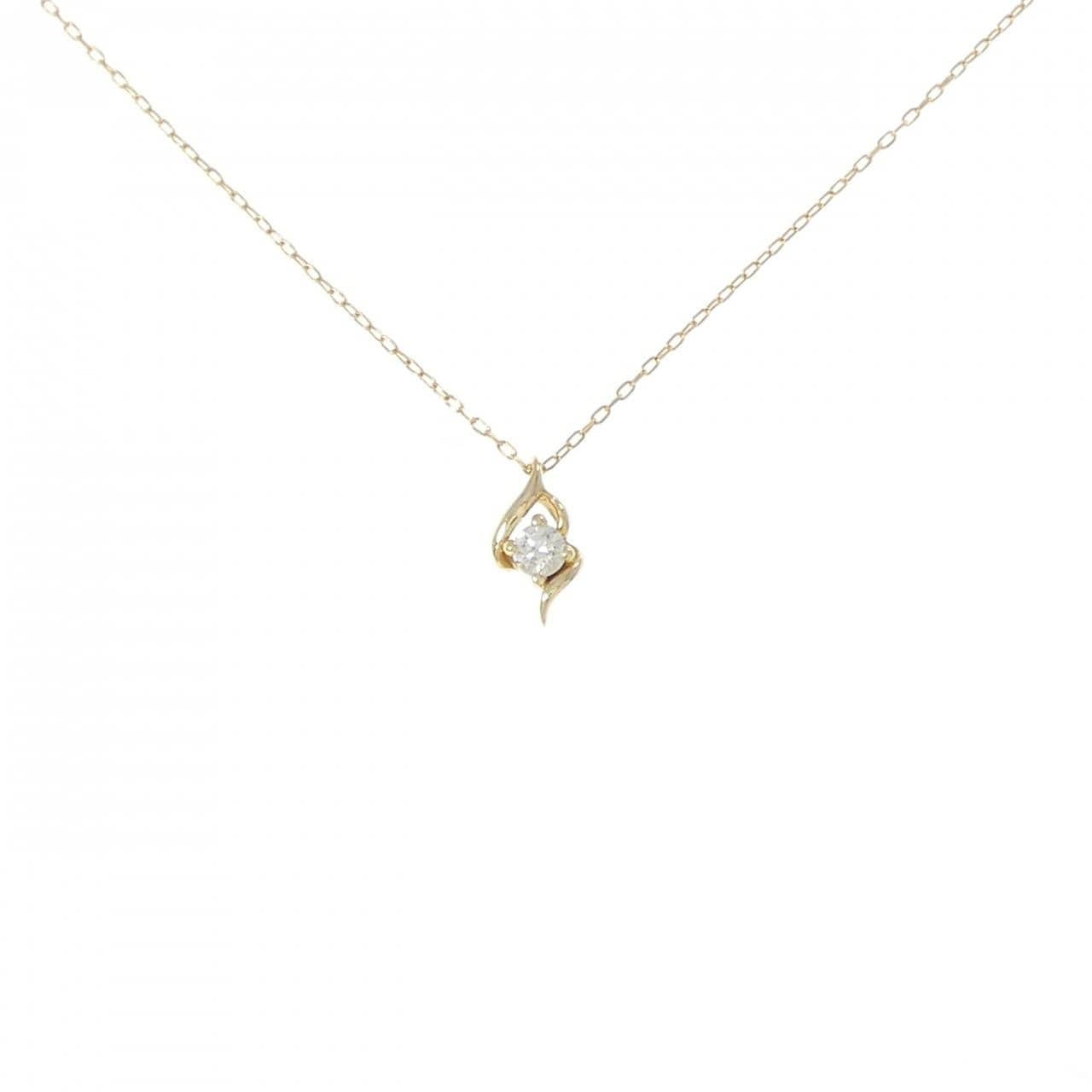 K18YG ダイヤモンド ネックレス 0.05CT