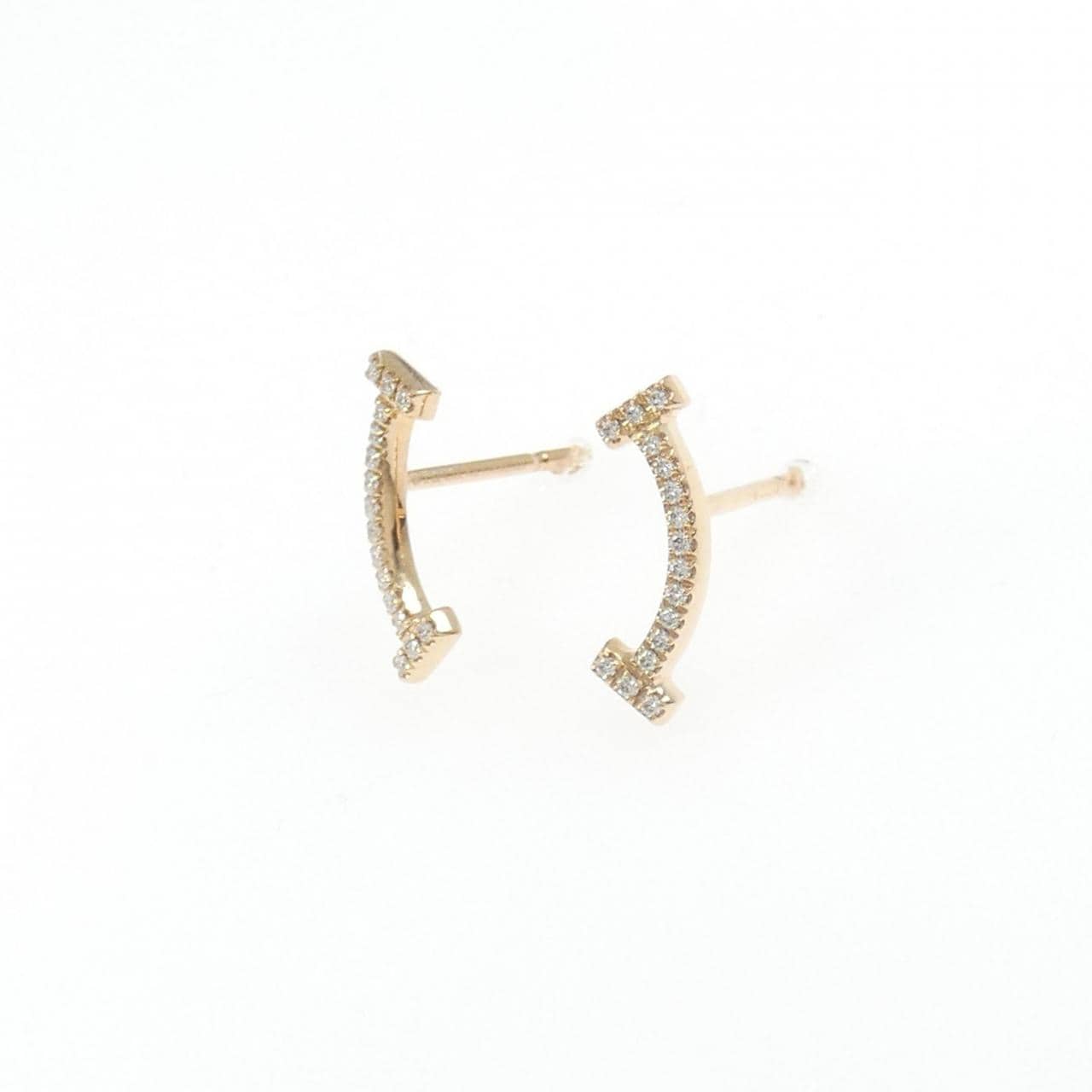 ティファニー Tスマイル ピアス