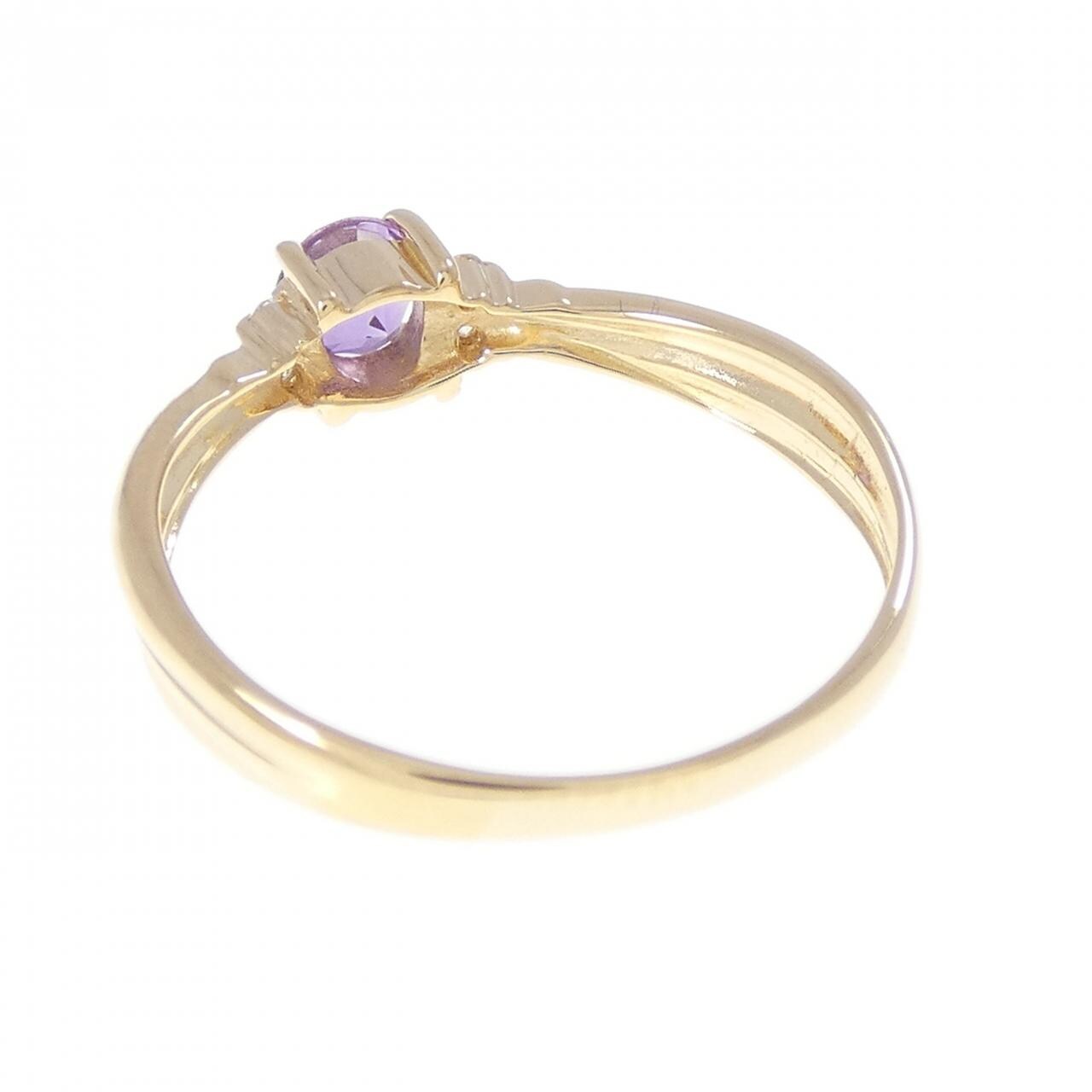 K18YG アメジスト リング