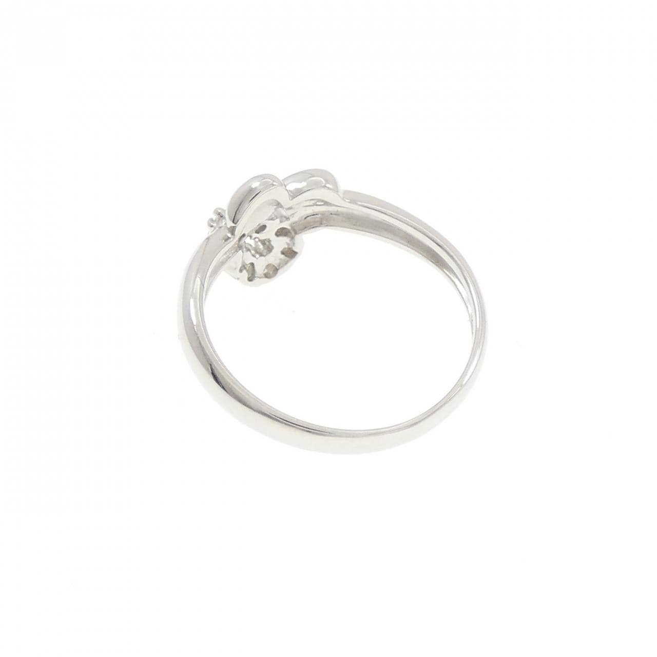 PT900 ダイヤモンド ピンキーリング 0.11CT