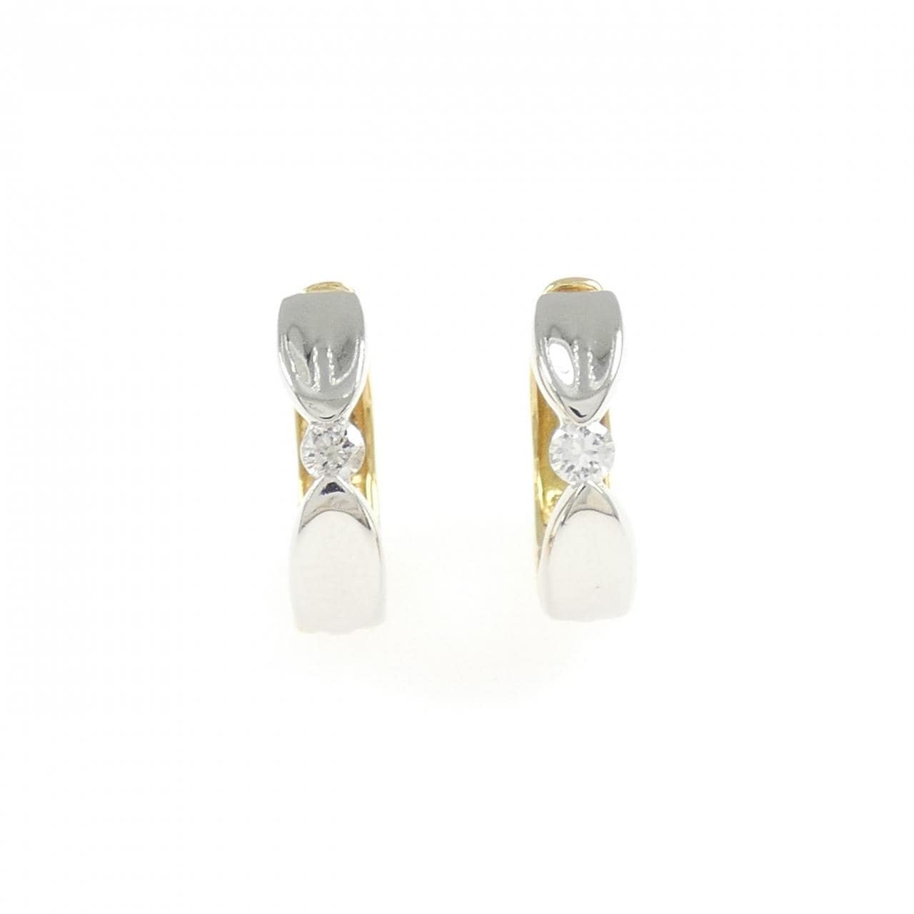 PT900/K18YG ダイヤモンド イヤリング 0.10CT