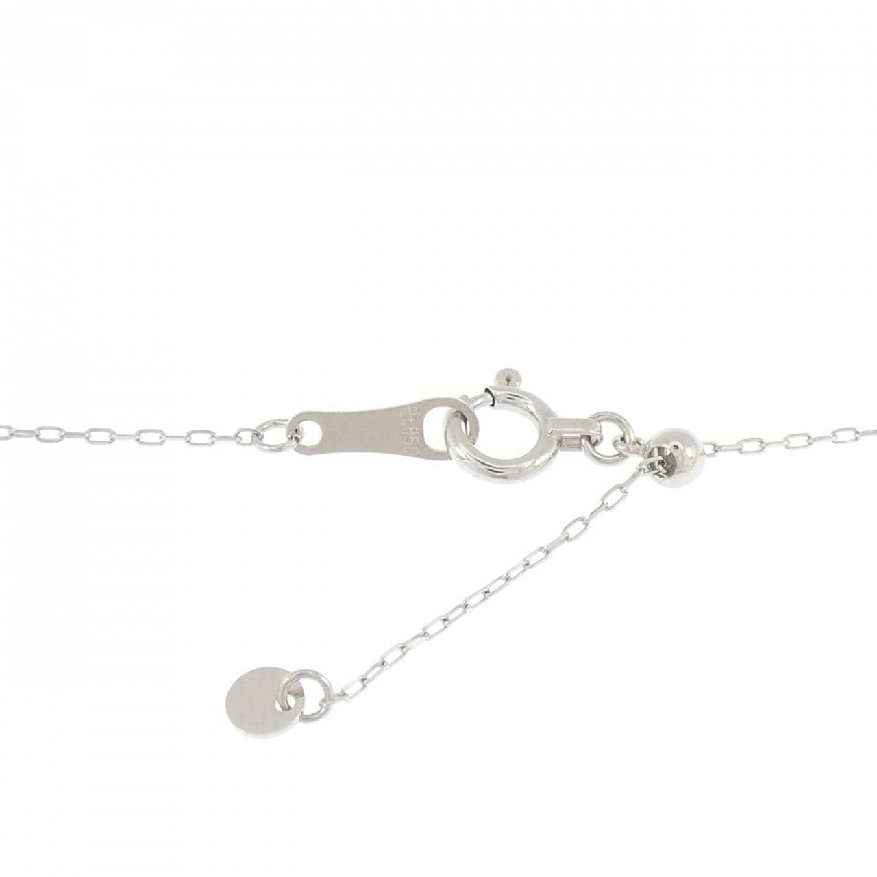 PT950/PT850 ルビー ネックレス 0.13CT