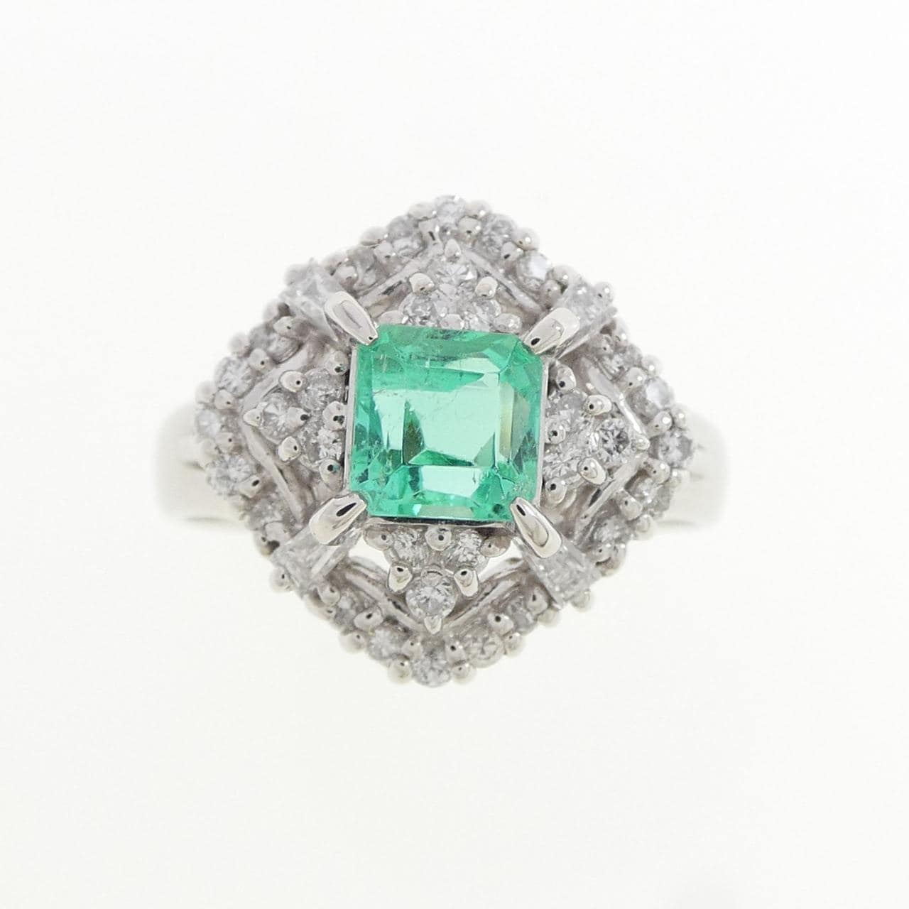 PT900 エメラルド リング 0.59CT