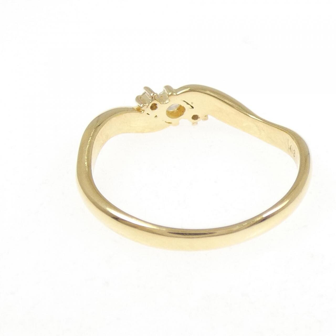 K18YG ダイヤモンド リング 0.07CT