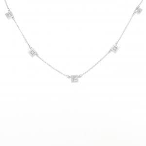 K18WG ダイヤモンド ネックレス 0.07CT