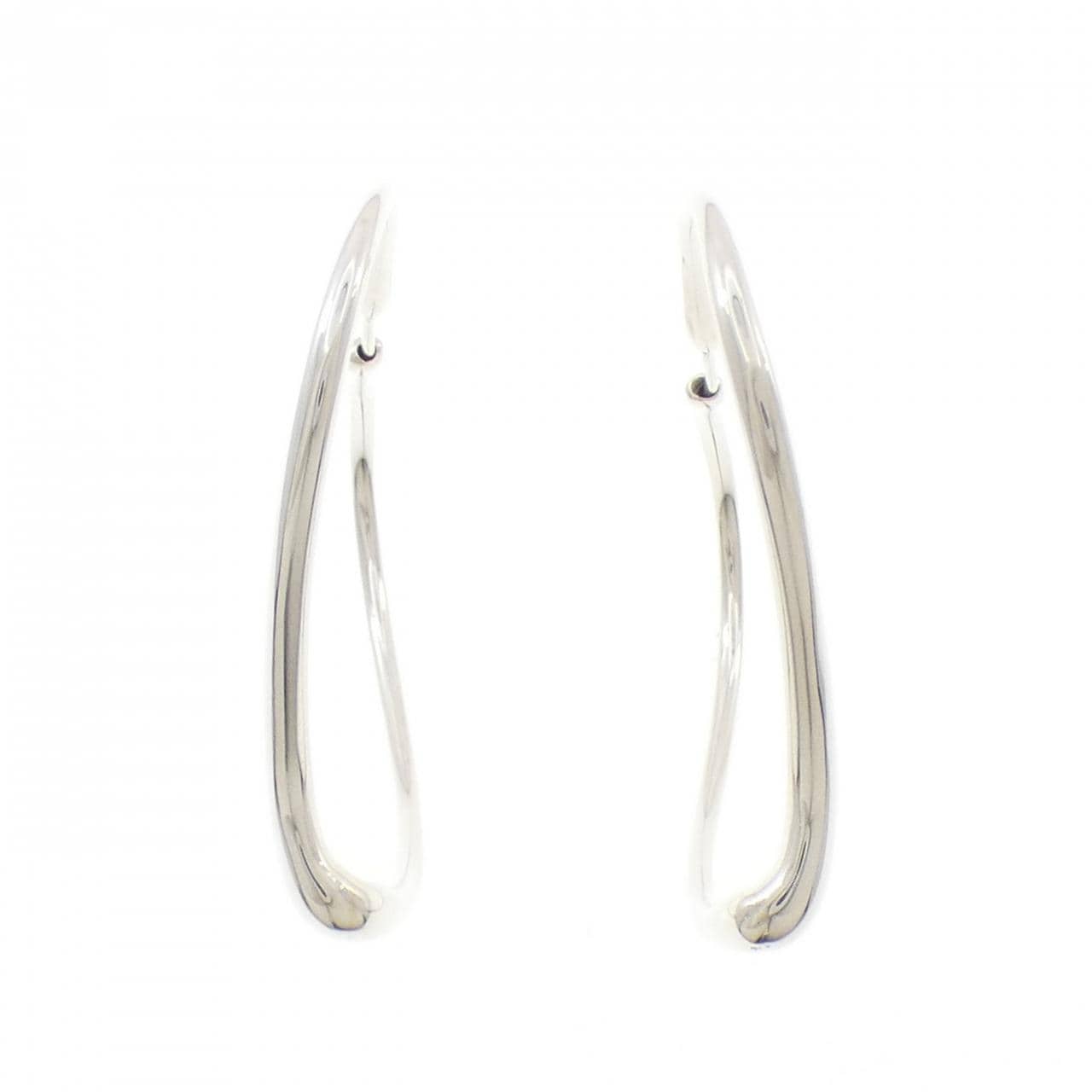 ティファニー オープン ハート フープ ピアス