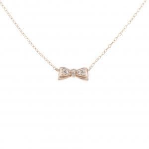 クミキョク K10PG ネックレス 0.05CT