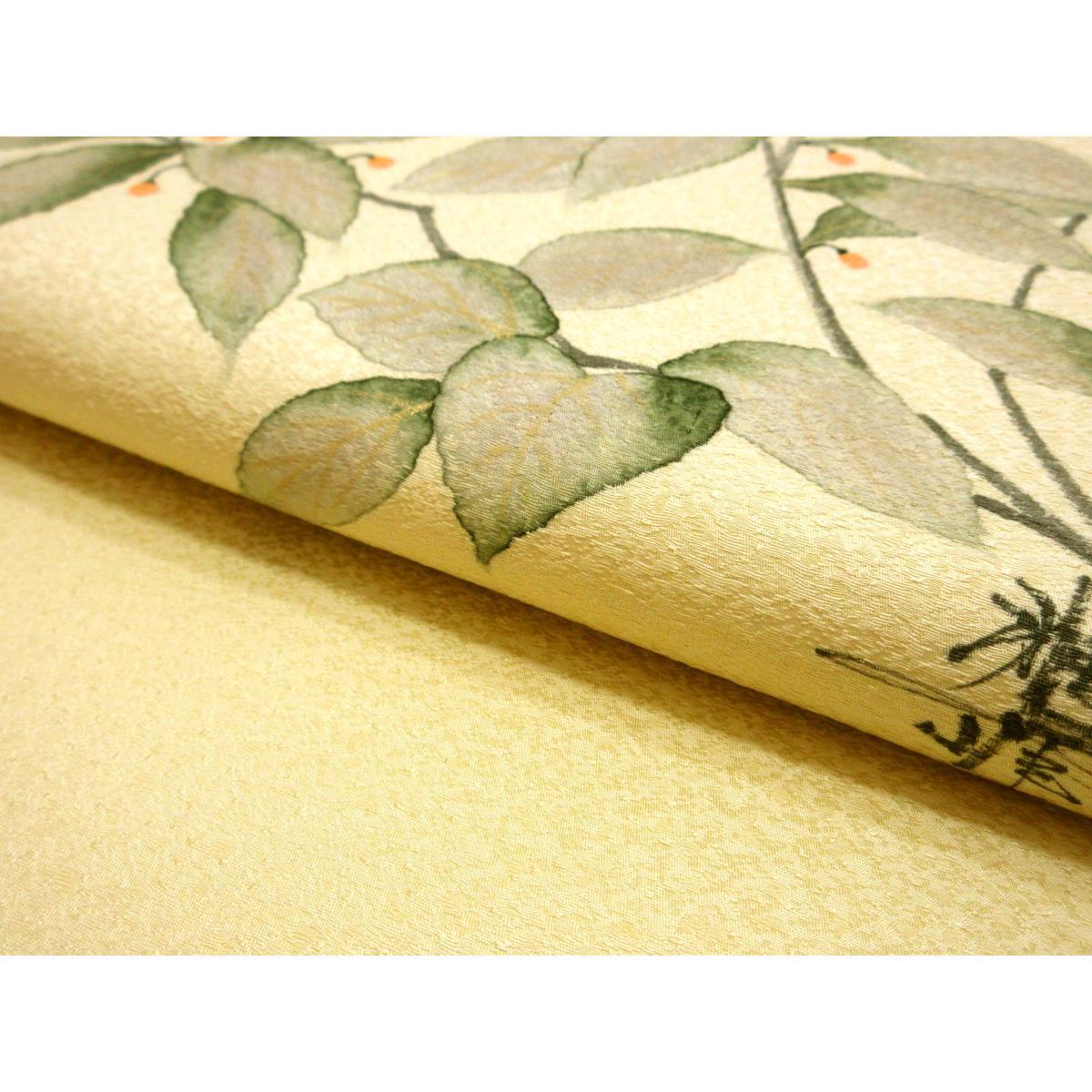 名古屋帯　染帯　友禅加工