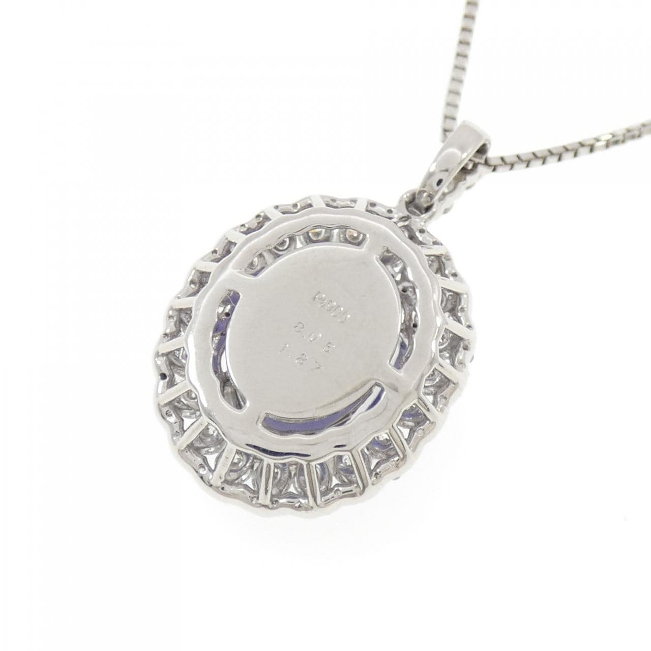 PT900/PT850 タンザナイト ネックレス 8.05CT