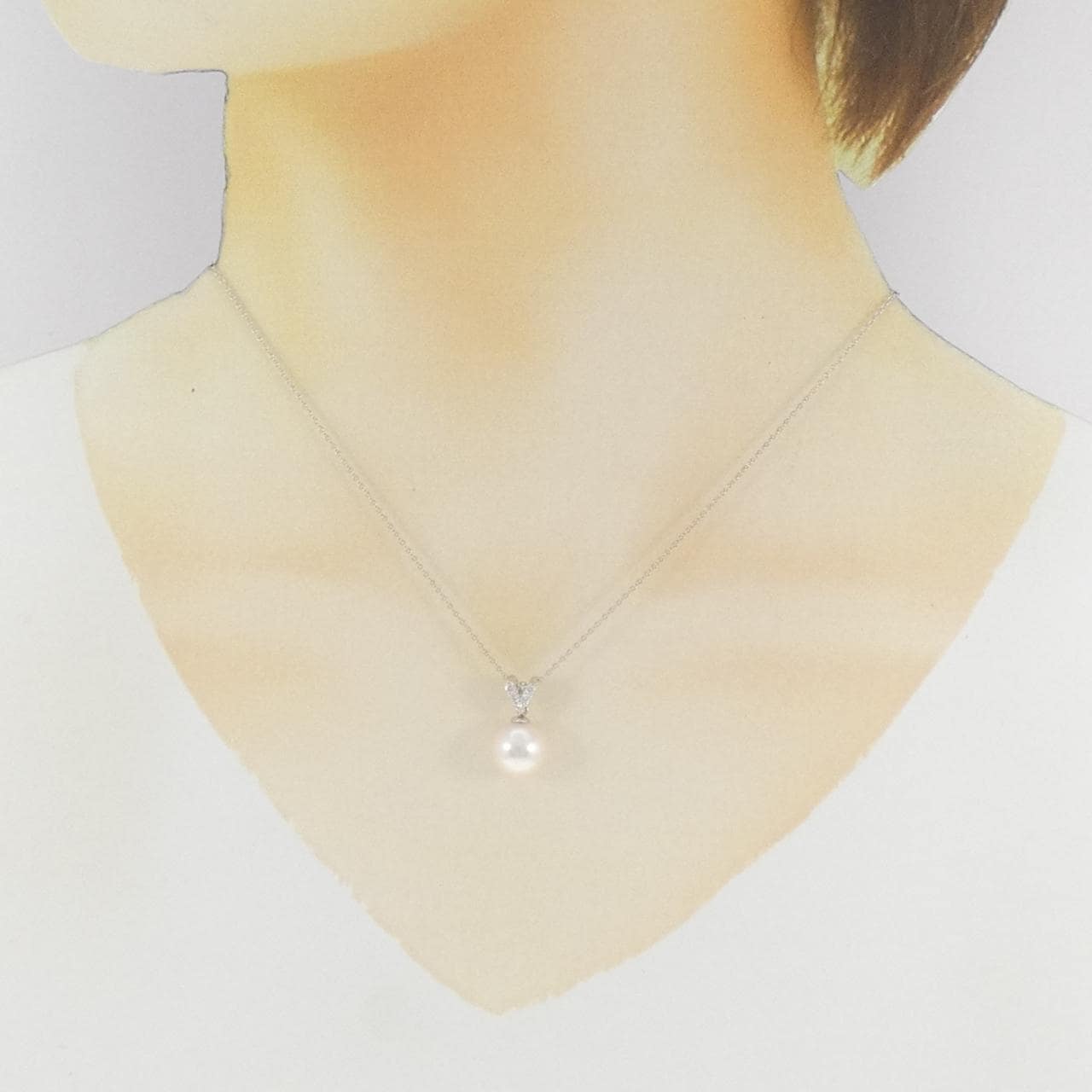 PT/PT850 アコヤパール ネックレス 9.5mm