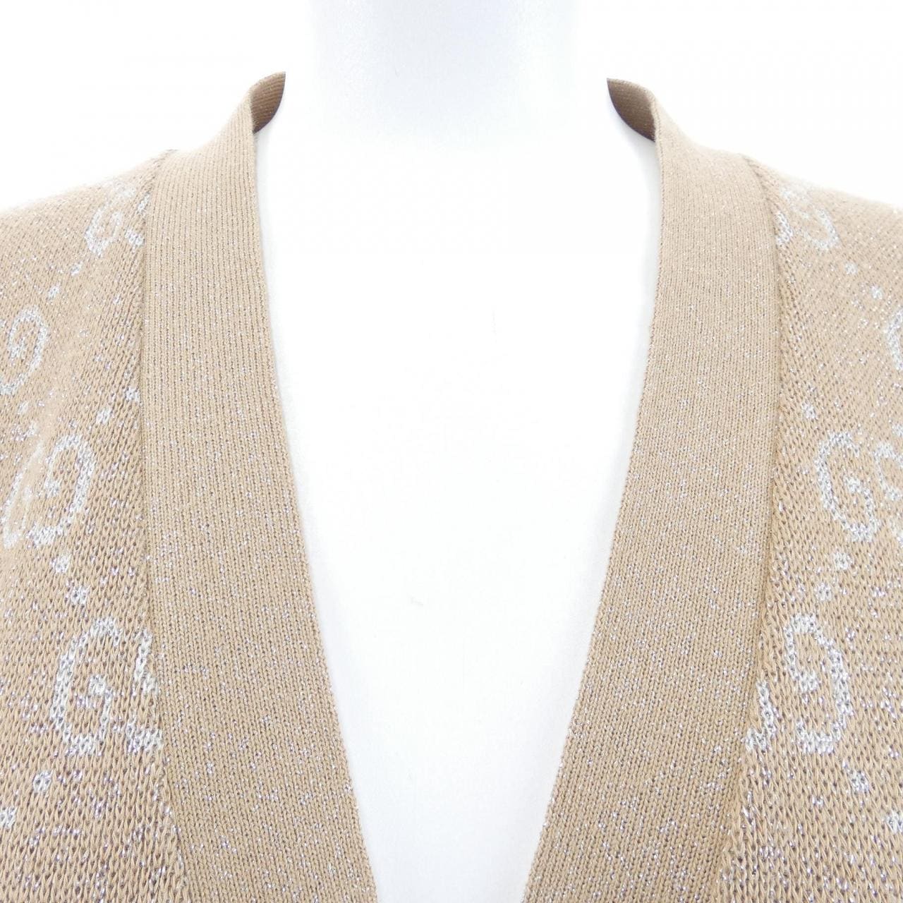 グッチ GUCCI ラメ GGジャカード 678434 XKB54 カーディガン