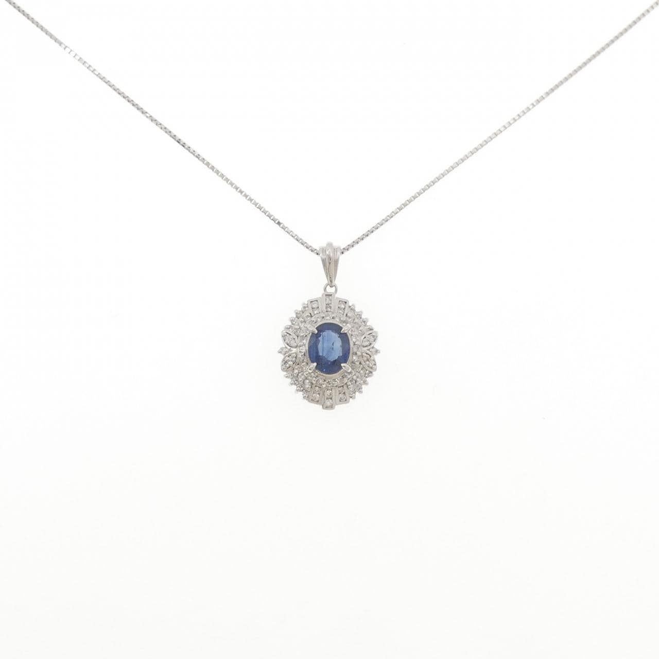 PT900/PT850 サファイヤ ネックレス 1.28CT