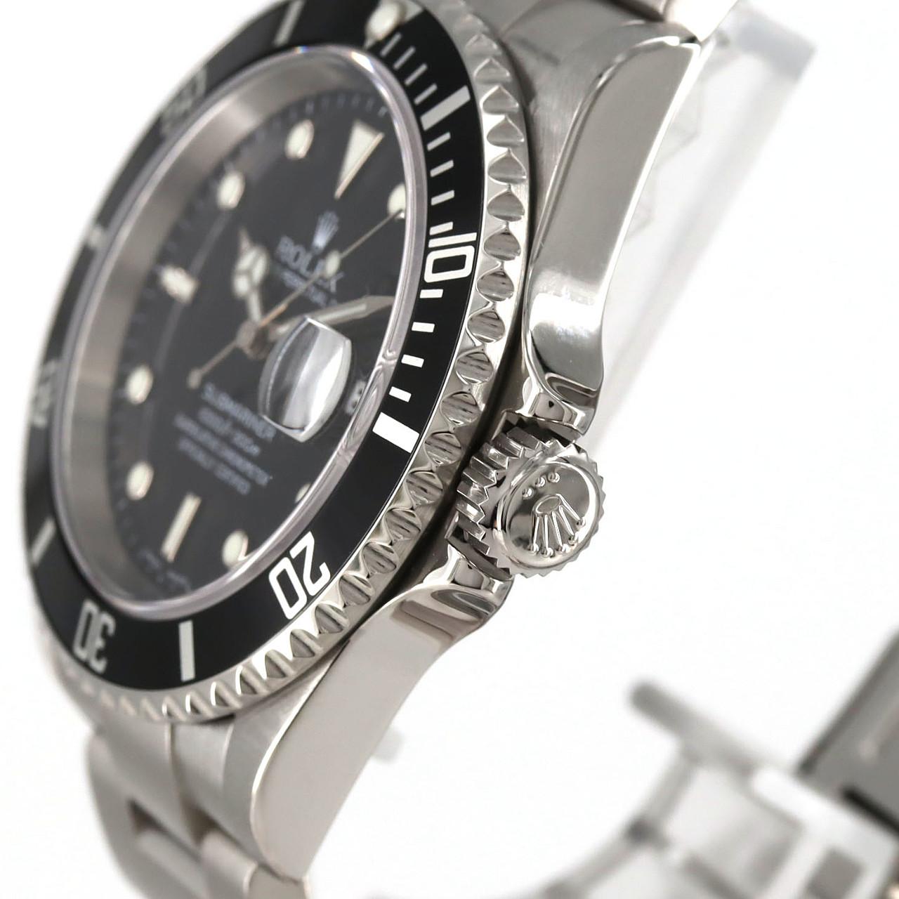 ロレックス サブマリーナーデイト 16610 SS 自動巻 D番