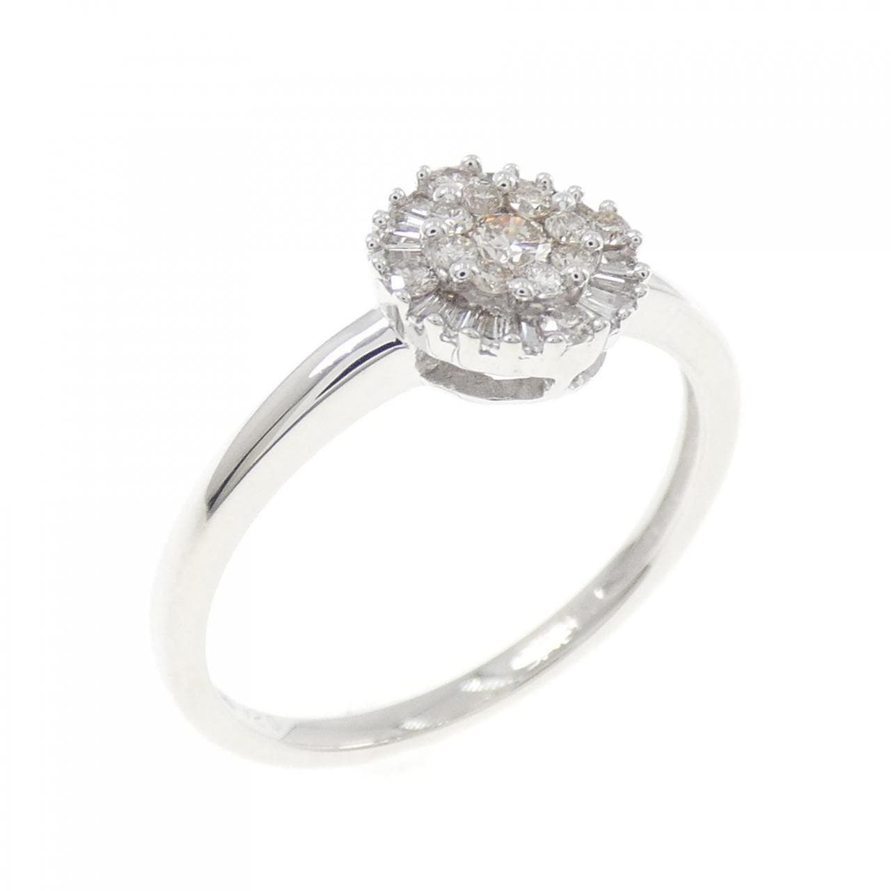 K18WG ダイヤモンド リング 0.24CT