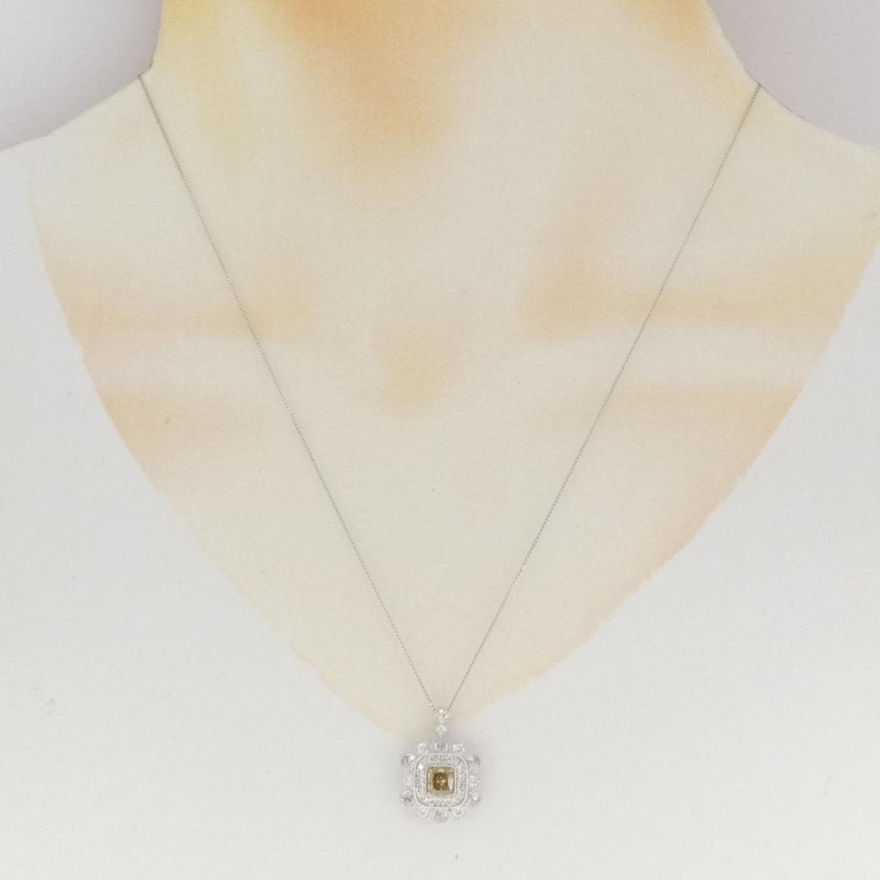 PT950/PT850 ダイヤモンド ネックレス 0.555CT