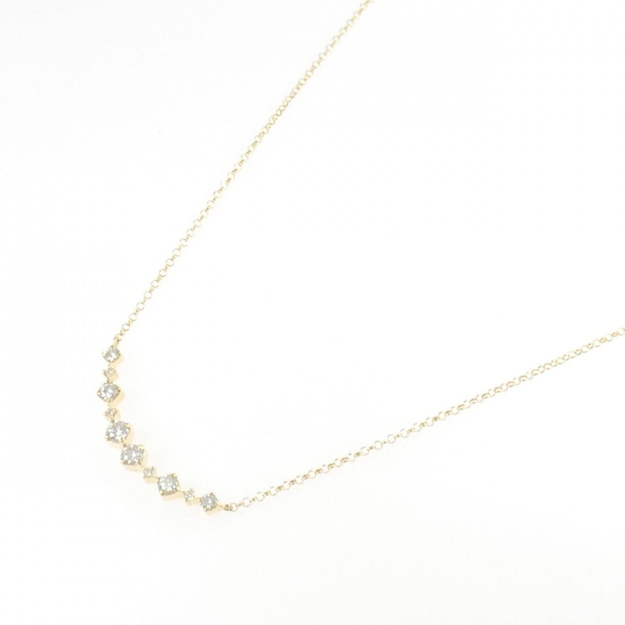 K18YG ダイヤモンド ネックレス 0.51CT