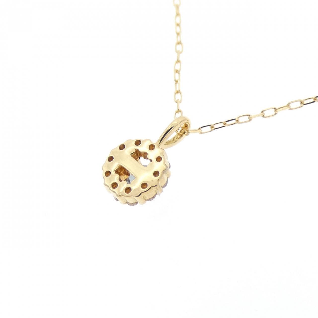 K18YG アレキサンドライト ネックレス 0.03CT