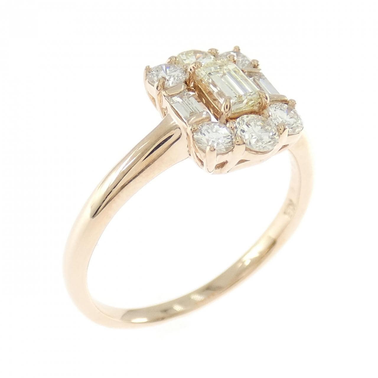 K18PG ダイヤモンド リング 0.209CT