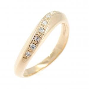 K18PG ダイヤモンド リング 0.07CT