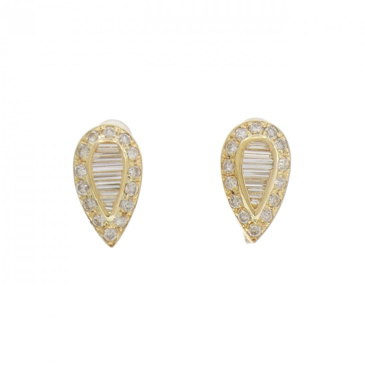 K18YG ダイヤモンド イヤリング 1.38CT
