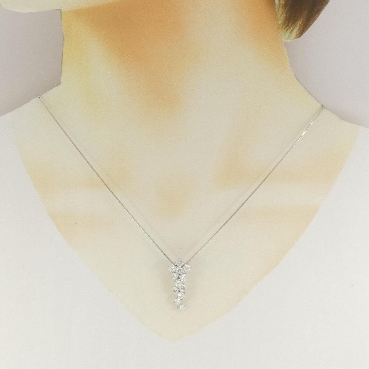 PT900/PT850 ダイヤモンド ネックレス 2.000CT