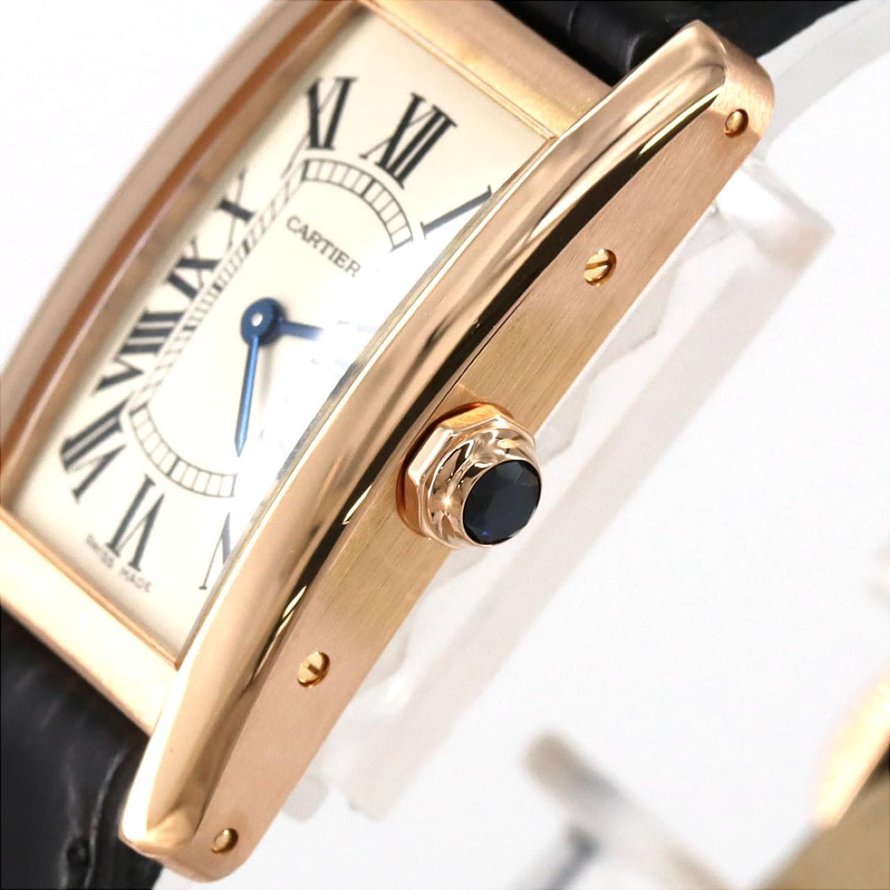 カルティエ タンクアメリカンSM PG W2607456 PG･RG クォーツ