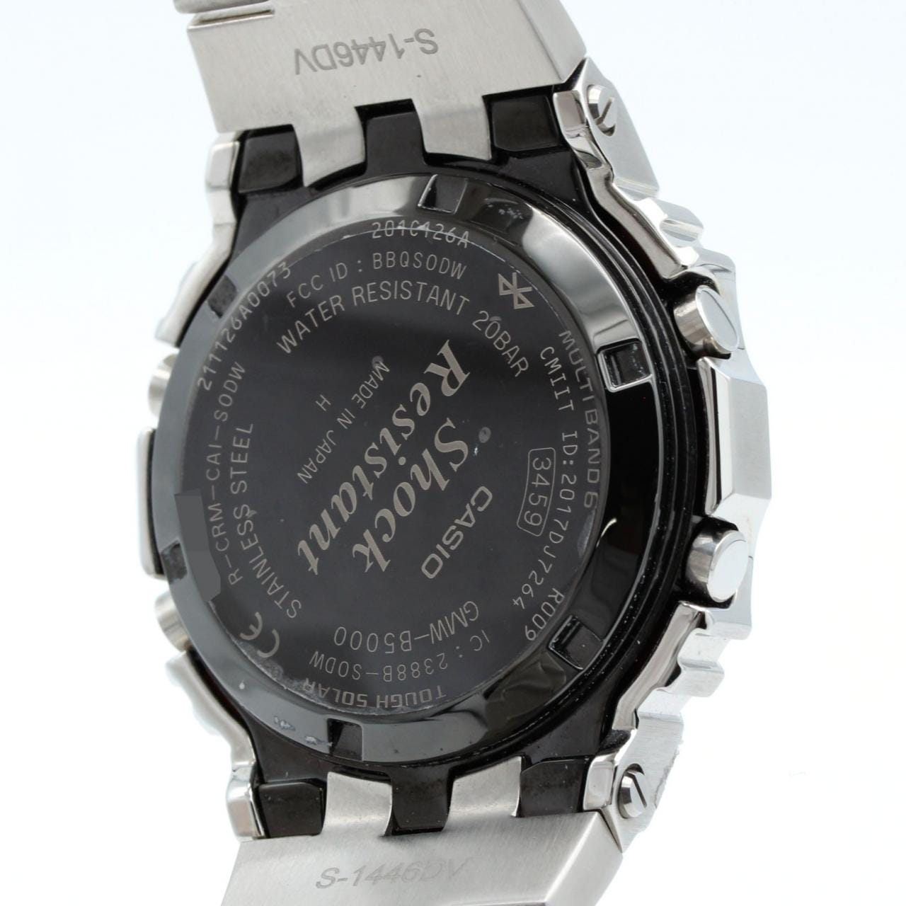 カシオ G-SHOCK 電波時計 GMW-B5000D-1JF SS ソーラークォーツ