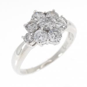 PT900 フラワー ダイヤモンド リング 1.00CT