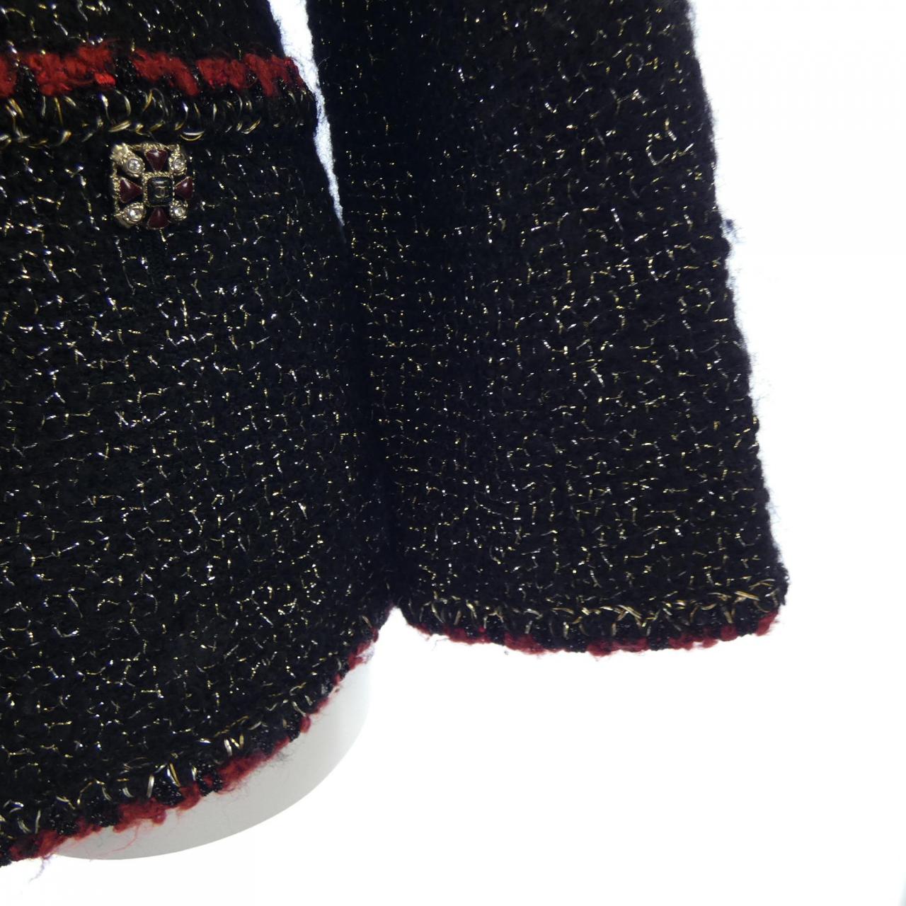 シャネル CHANEL ノーカラージャケット