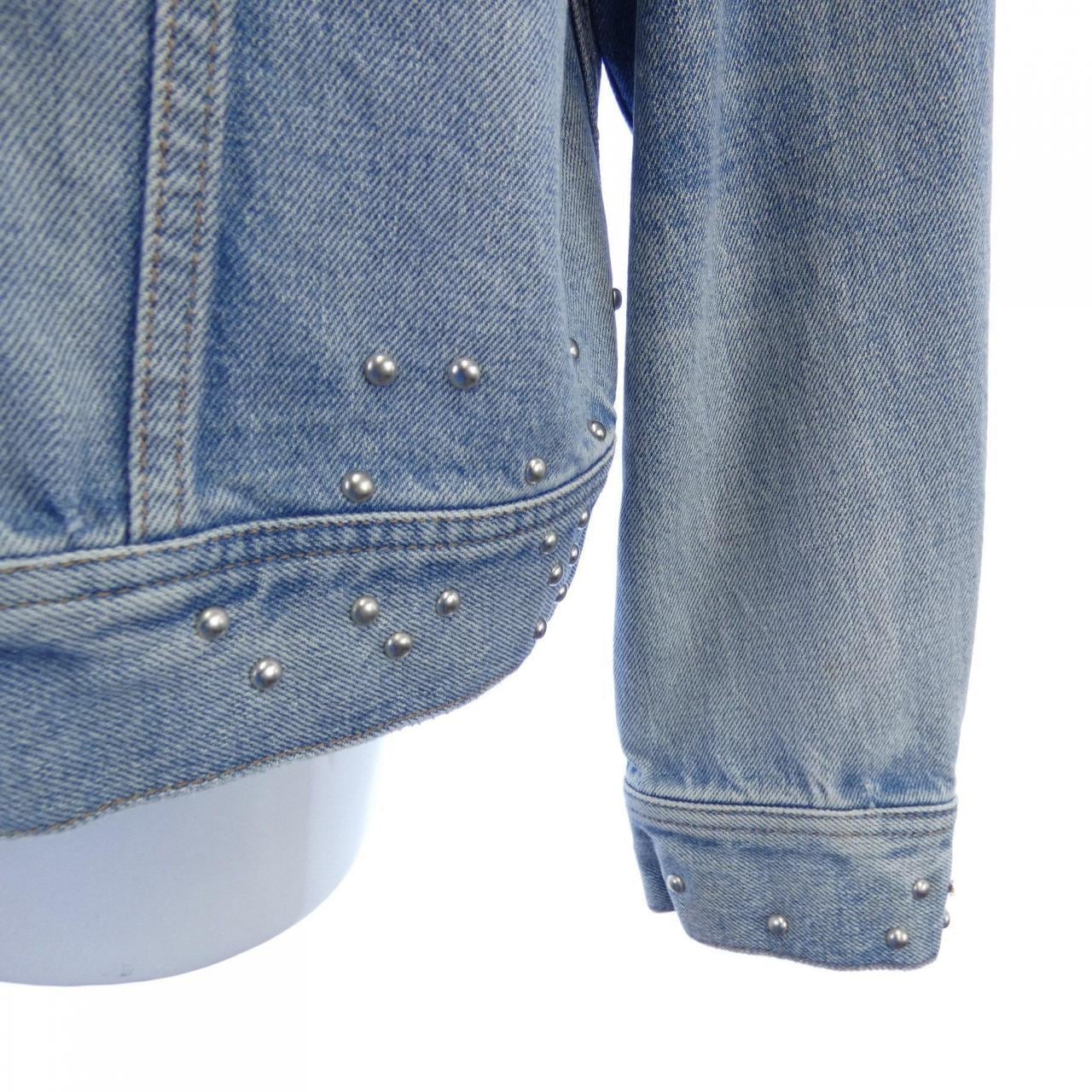 セリーヌ CELINE トラッカースタッズデニムジャケット 2Q245646M エディ期 デニムジャケット