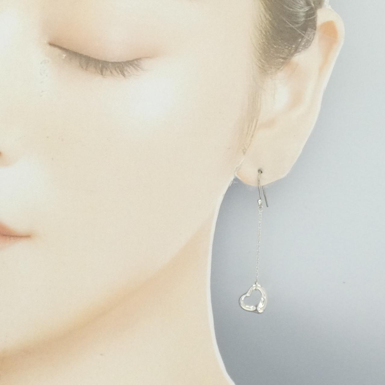 TIFFANY open heart吊式耳環