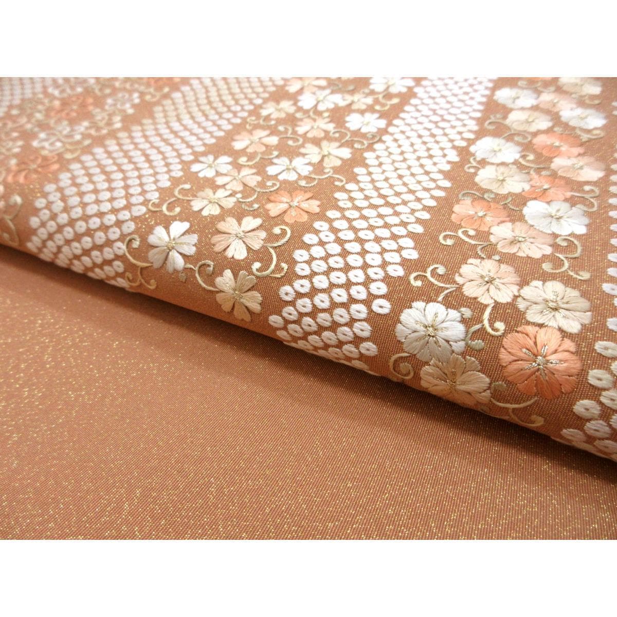 【未使用品】袋帯　河村織物　綴織刺繍加工