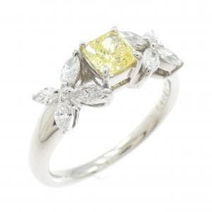 PT900 ダイヤモンド リング 0.431CT FVY  ファンシーカット