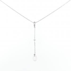 K18WG クオーツ ネックレス