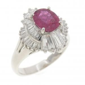 PT900 ルビー リング 1.13CT