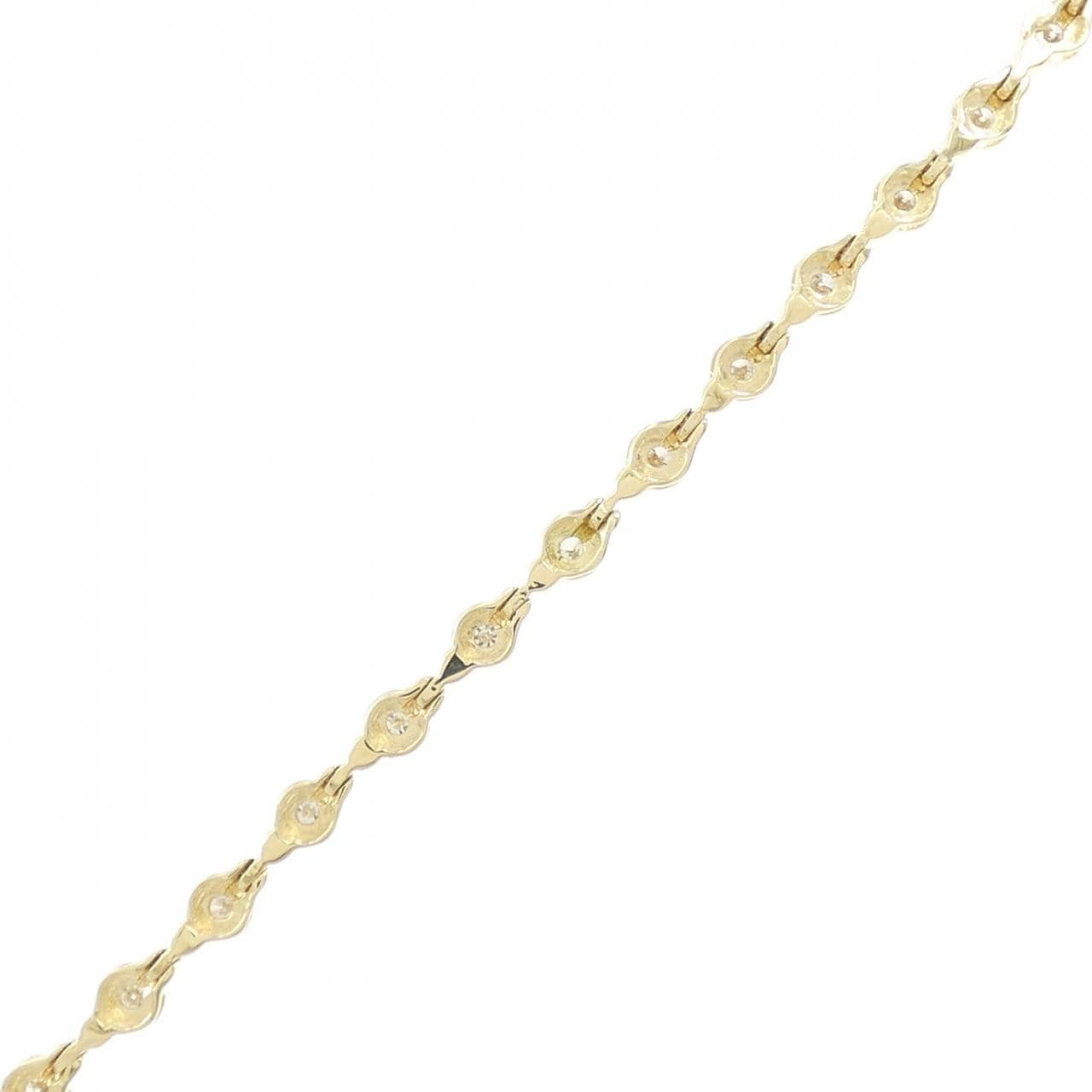 K18YG ダイヤモンド ブレスレット 1.00CT