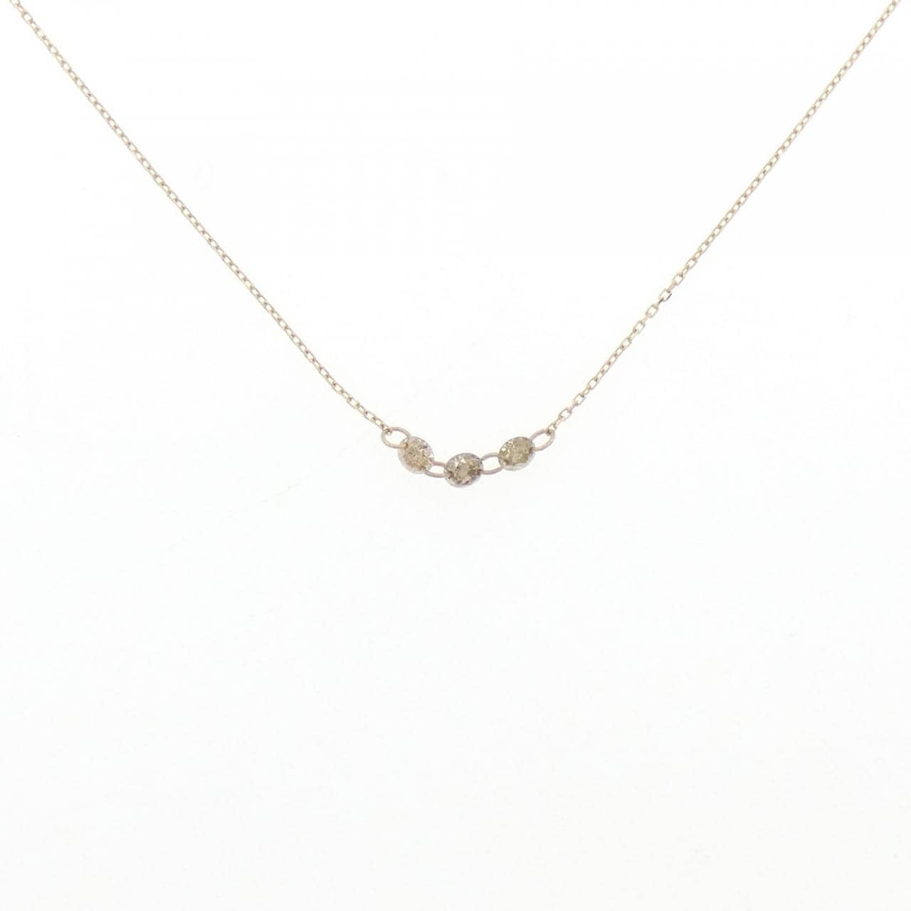 K10YG ダイヤモンド ネックレス 0.15CT