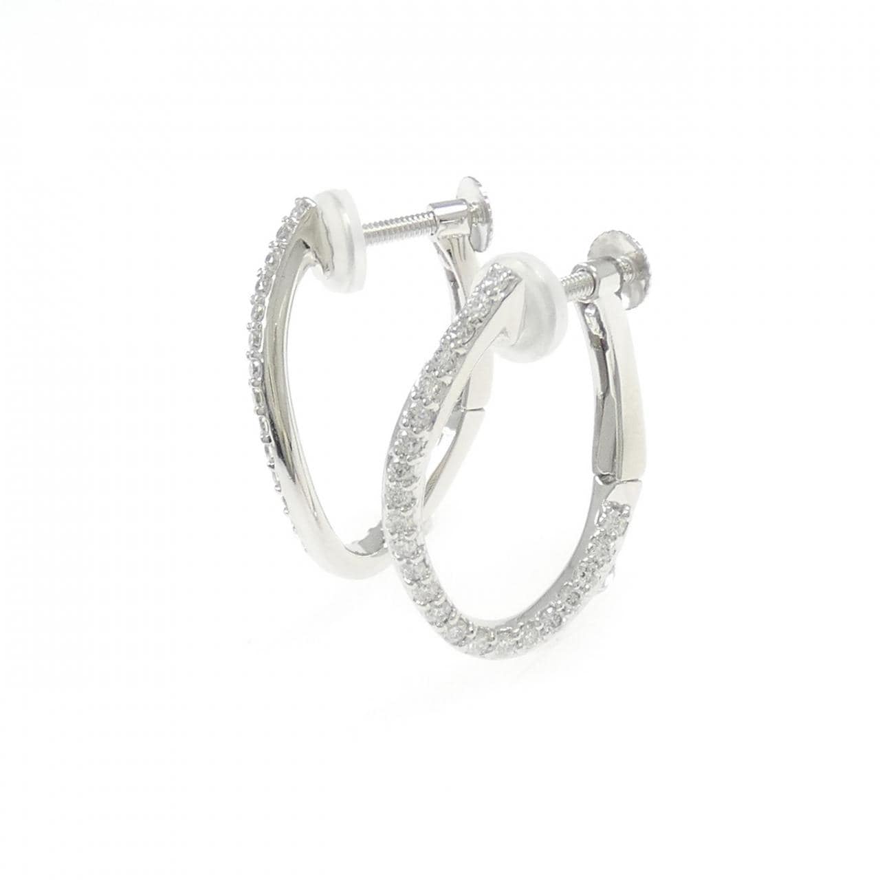 PT900 ダイヤモンド イヤリング 0.50CT