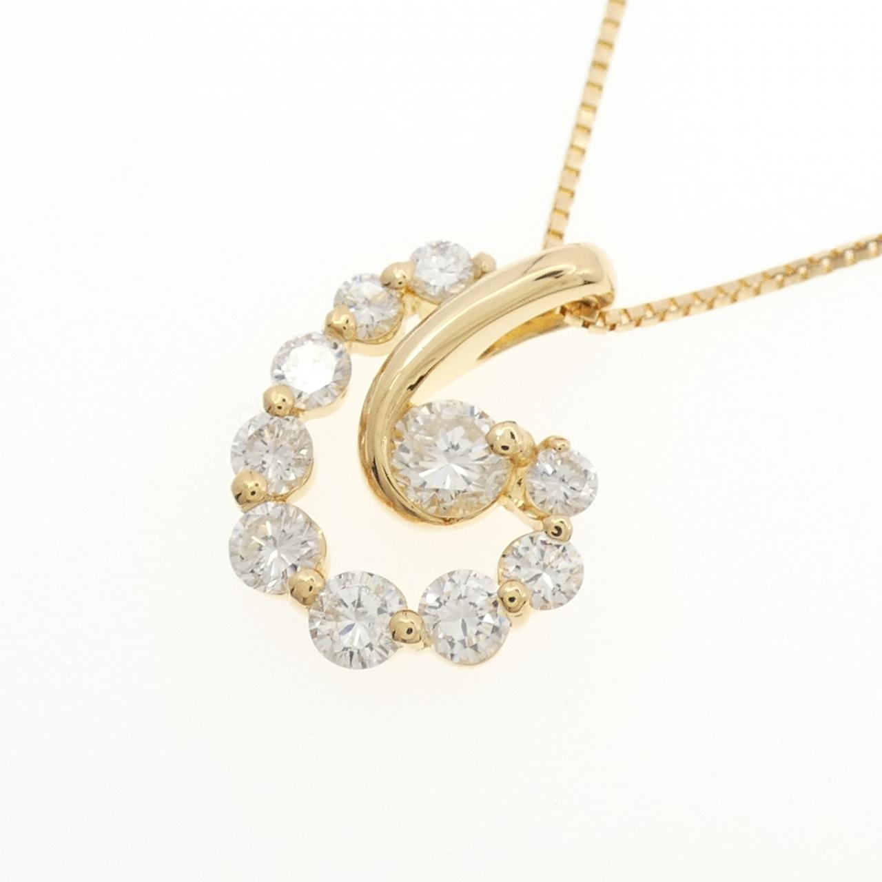K18YG ダイヤモンド ネックレス 0.29CT