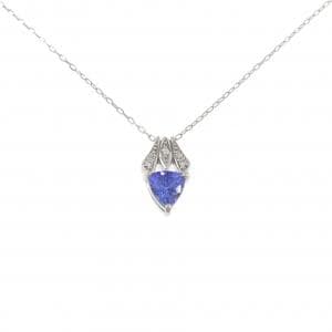 PT900/PT850 タンザナイト ネックレス 0.92CT