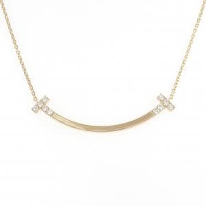 ティファニー Tスマイル ミディアム ネックレス 0.19CT