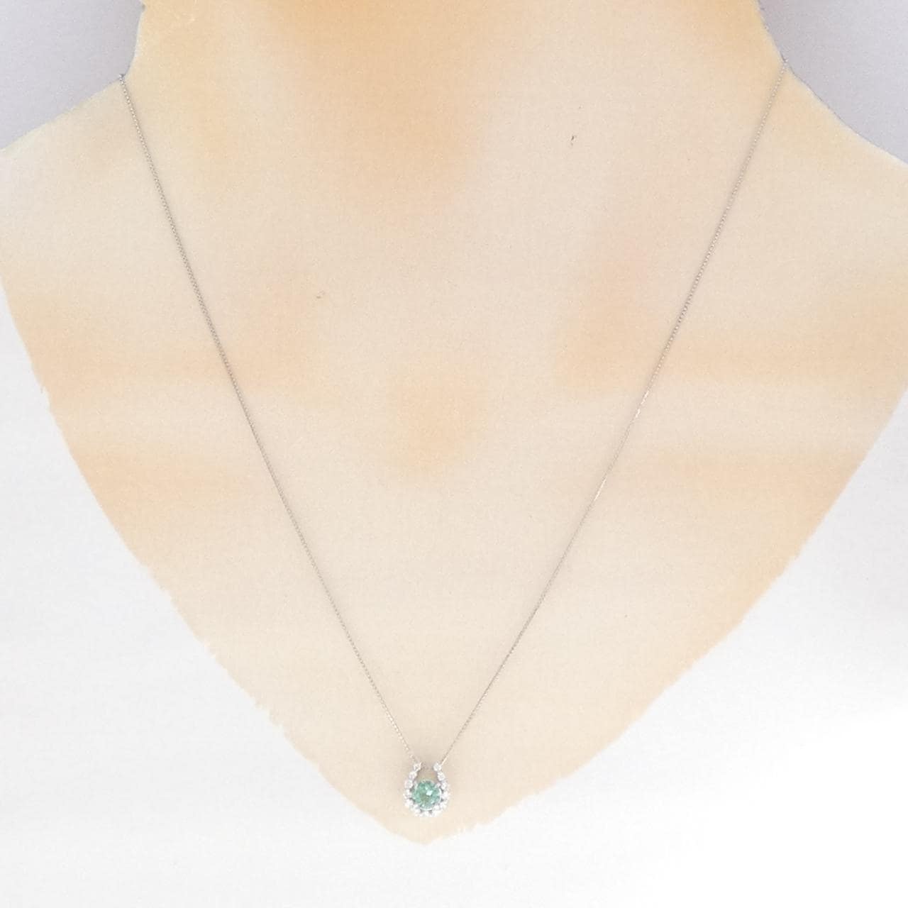 PT900/PT850 トルマリン ネックレス 0.35CT