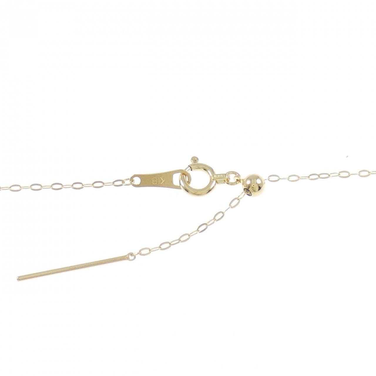 K18YG ブルートパーズ ネックレス 12.00CT