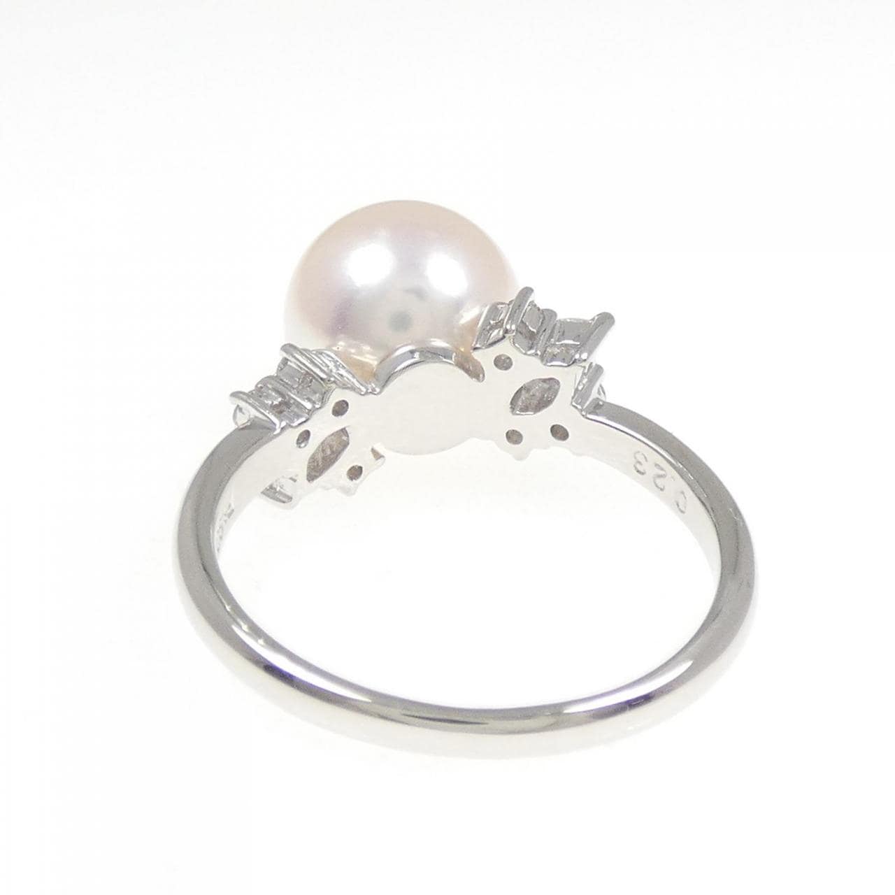 PT900 Akoya pearl ring 9.3mm