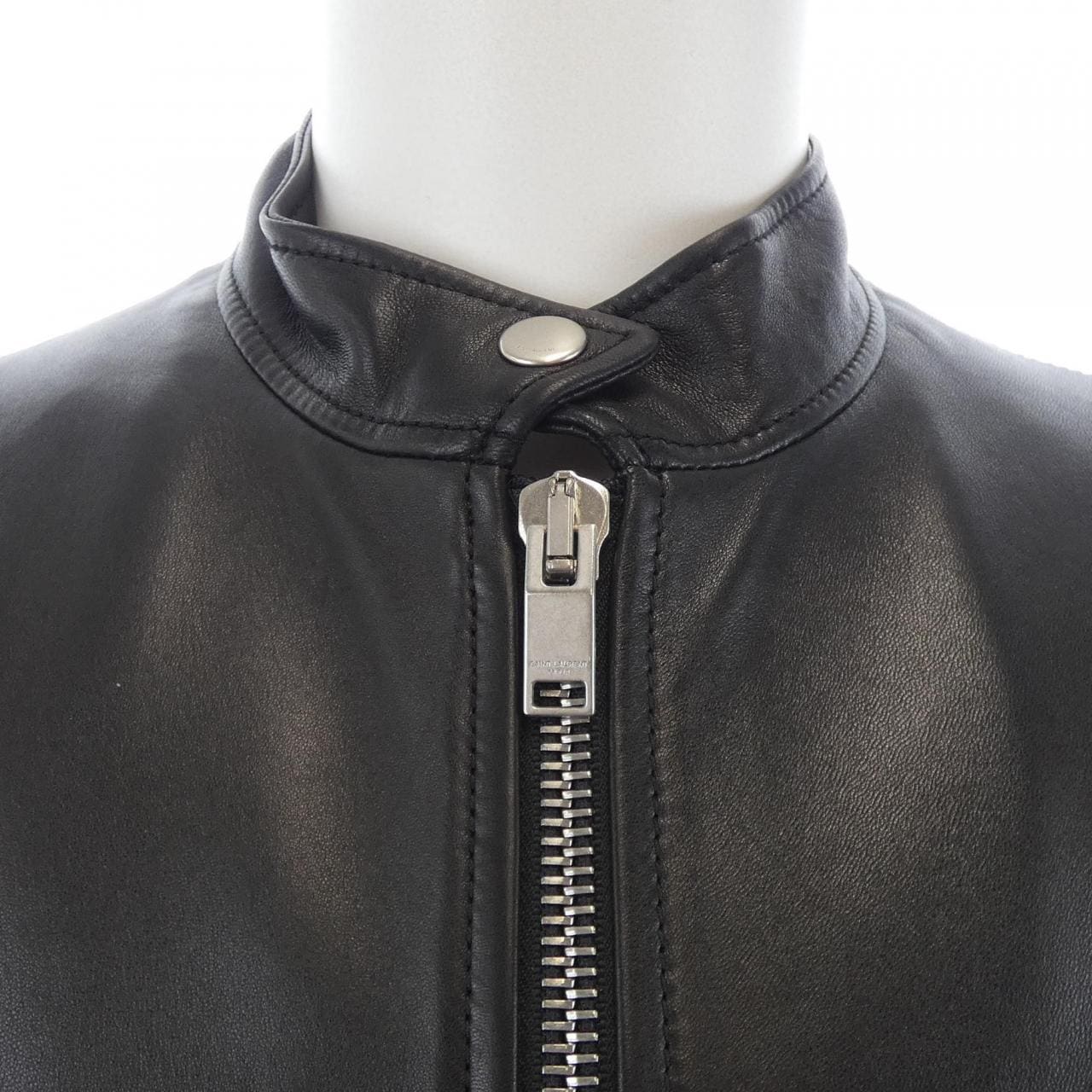 SAINT LAURENT 362239 Y5YA1 皮革骑士夹克