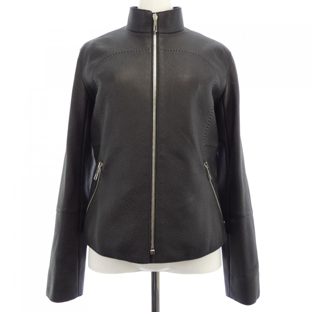 エルメス HERMES *16-7000. レザージャケット