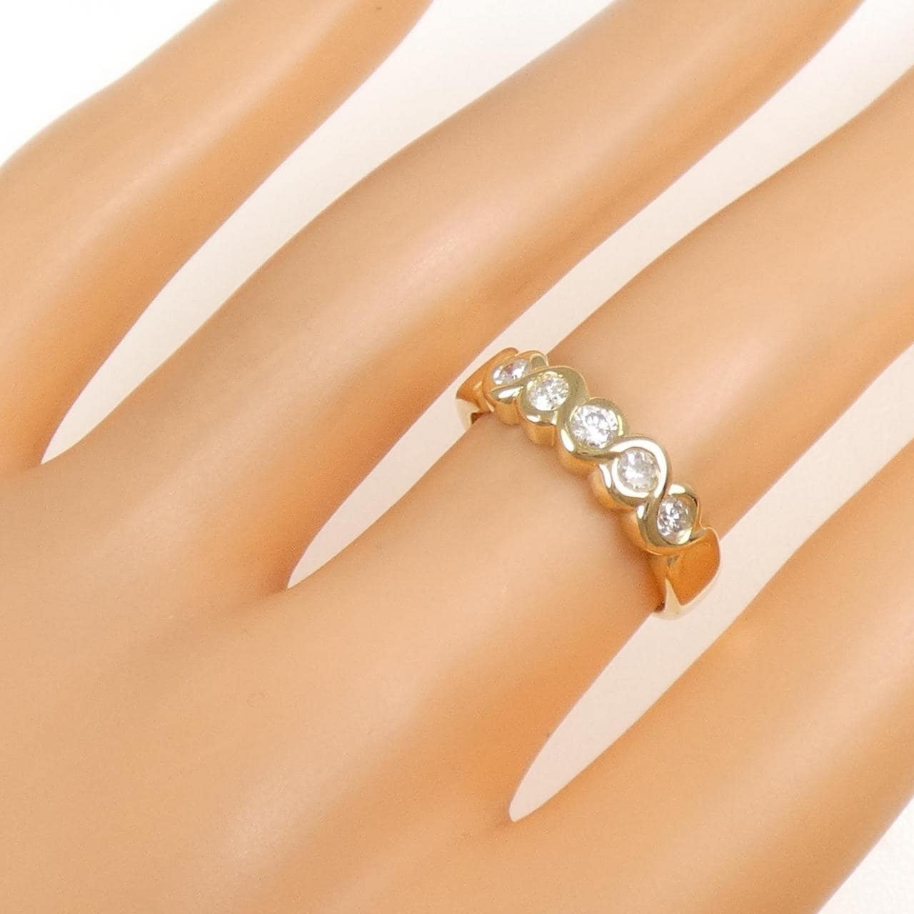 K18YG ダイヤモンド リング 0.33CT